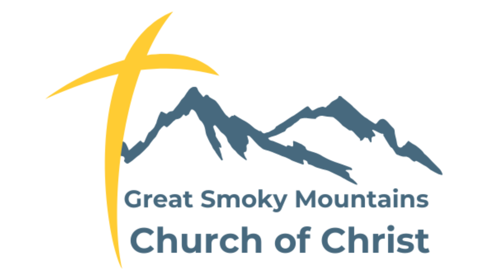 Great Smoky Mountains Church of Christ Horizontal Logo
