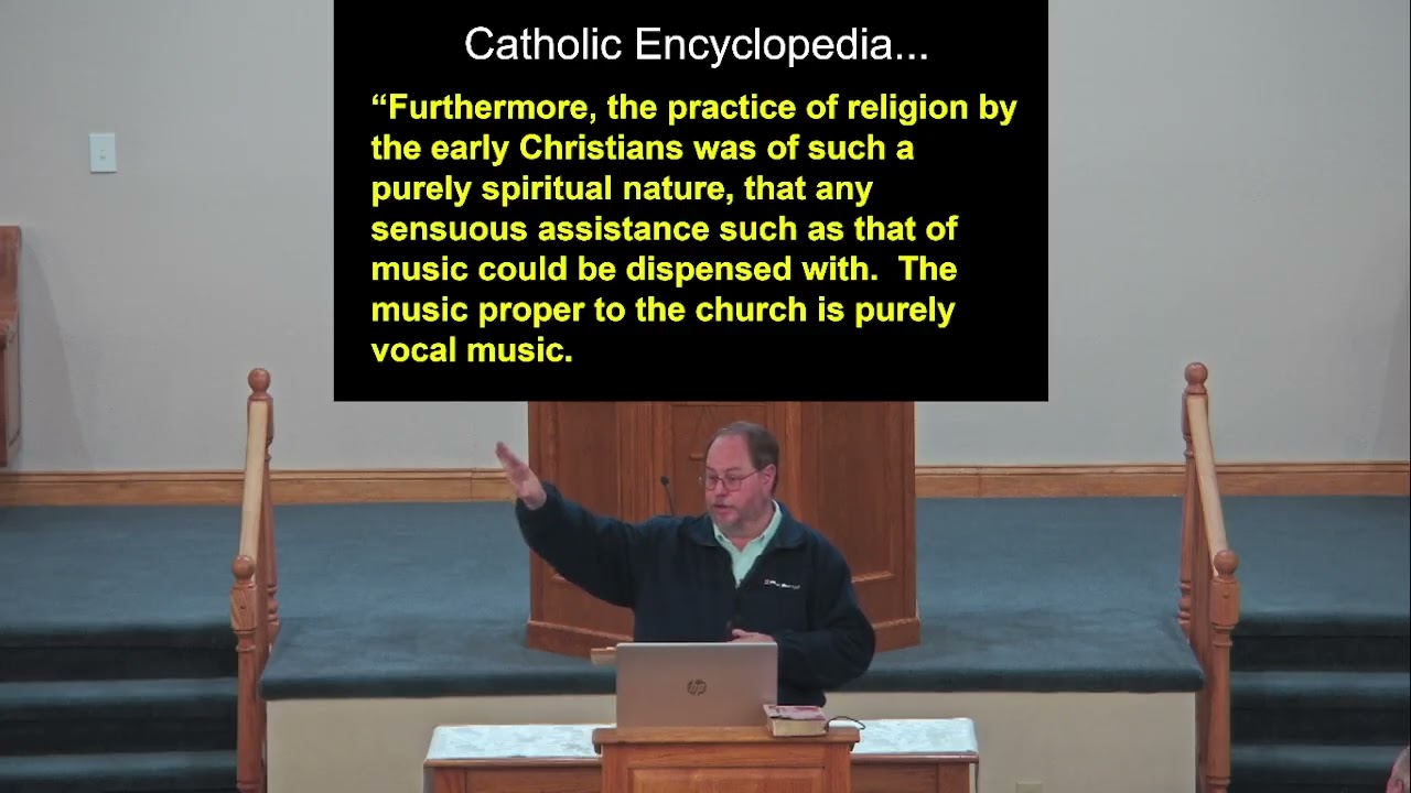 Acapella Singing: The Authorized Music of the Church Part 1