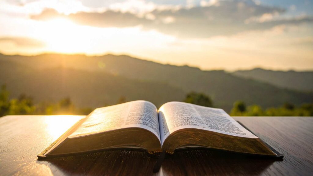 Bible Study in Mountains